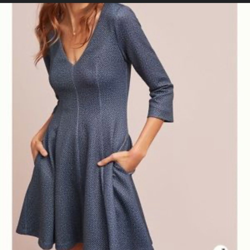 Hutch Chambray Swing Dress